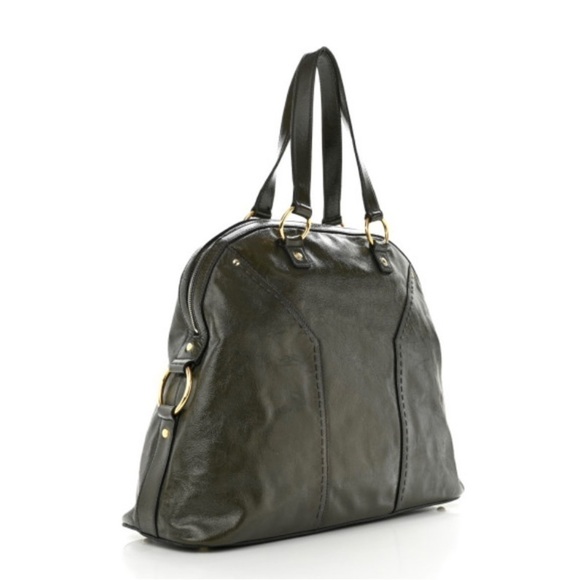 YSL Yves Saint Laurent Rive Gauche Muse Black Calfskin Leather Large Handbag - Picture 4 of 17